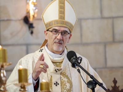 الكاردينال بييرباتيستا بيتسابالا بطريرك القدس للاتين