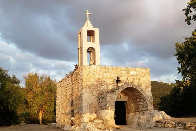 كنيسة مار ساسين في لبنان 