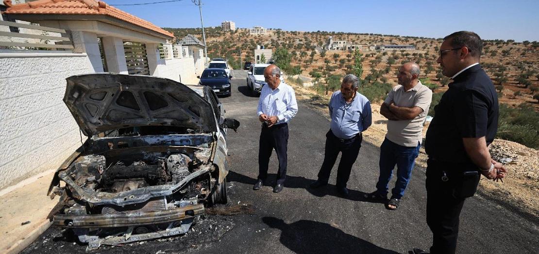 Maigre récolte à Taybeh, encore victime d'attaques de colons